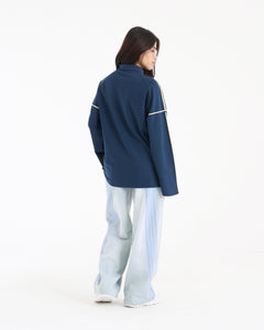 BASELINE TEE IN BLUE