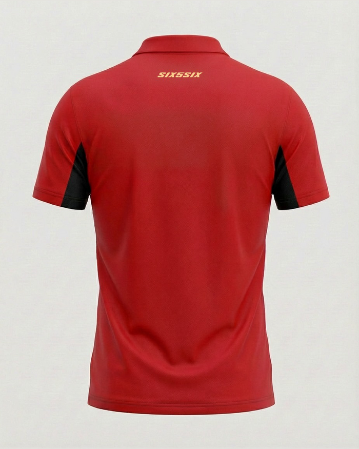 PBKS Player Polo - Red & Black