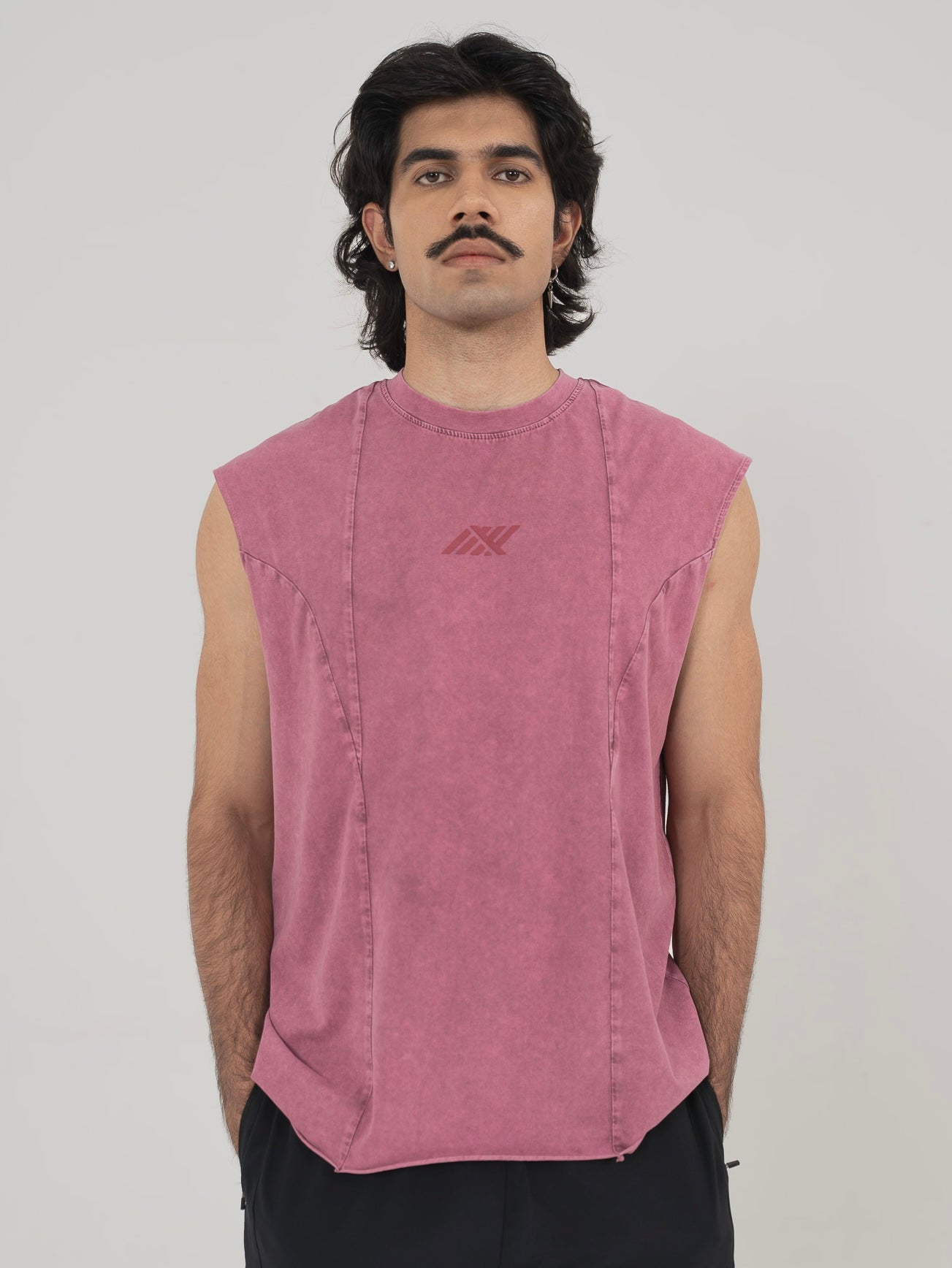 AFTERBURN MUSCLE TEE IN MAUVE