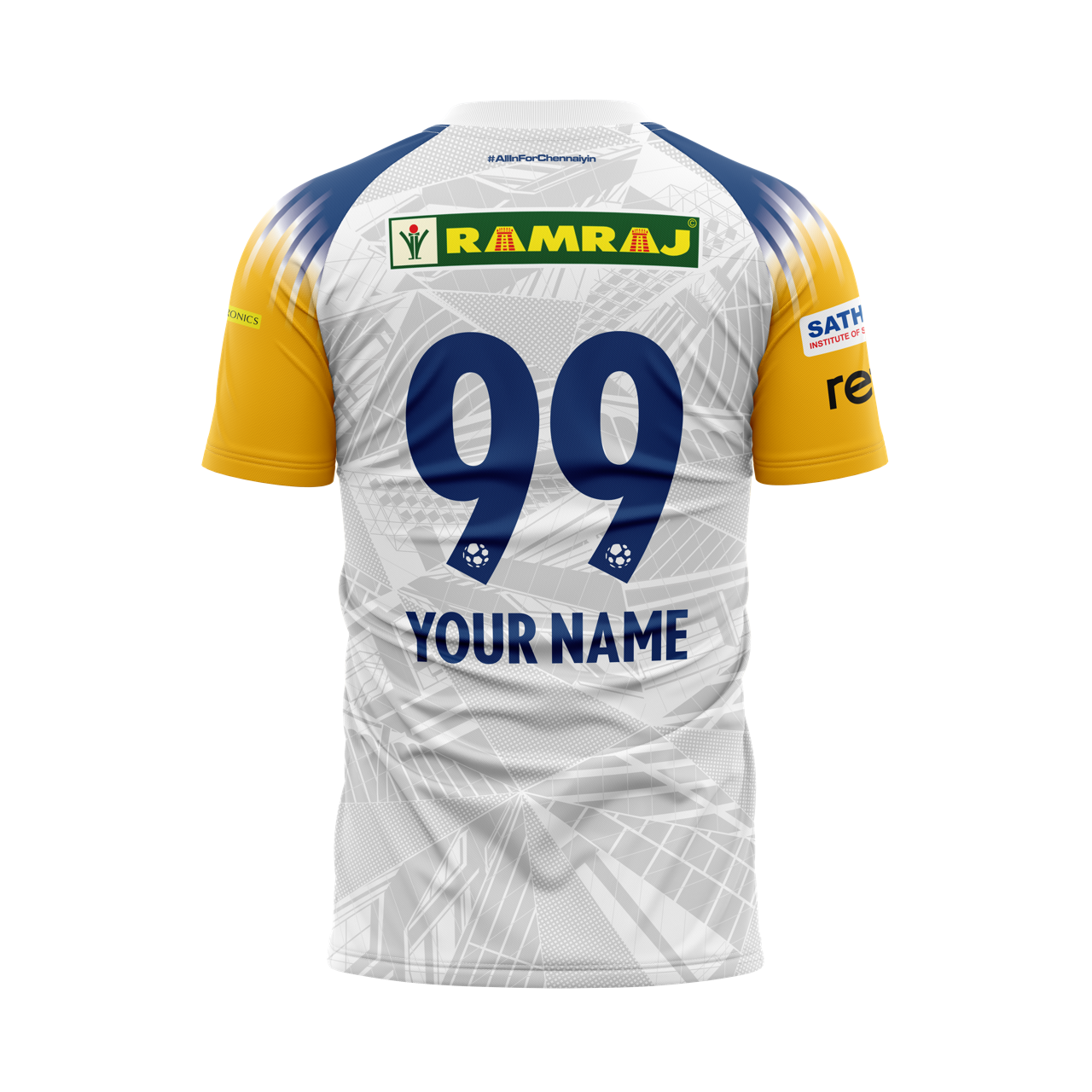 Chennaiyin FC - Away Jersey Replica-2024-25