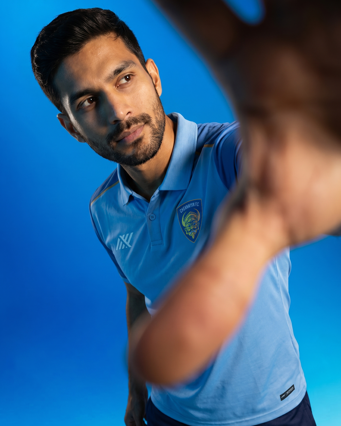 Chennaiyin FC Travel Polo Sky Blue 2026