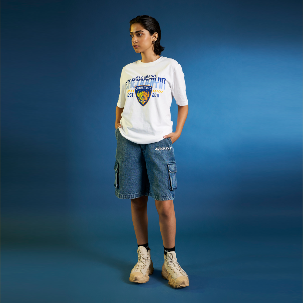 Chennaiyin FC Casual T-Shirt  2024-25-White