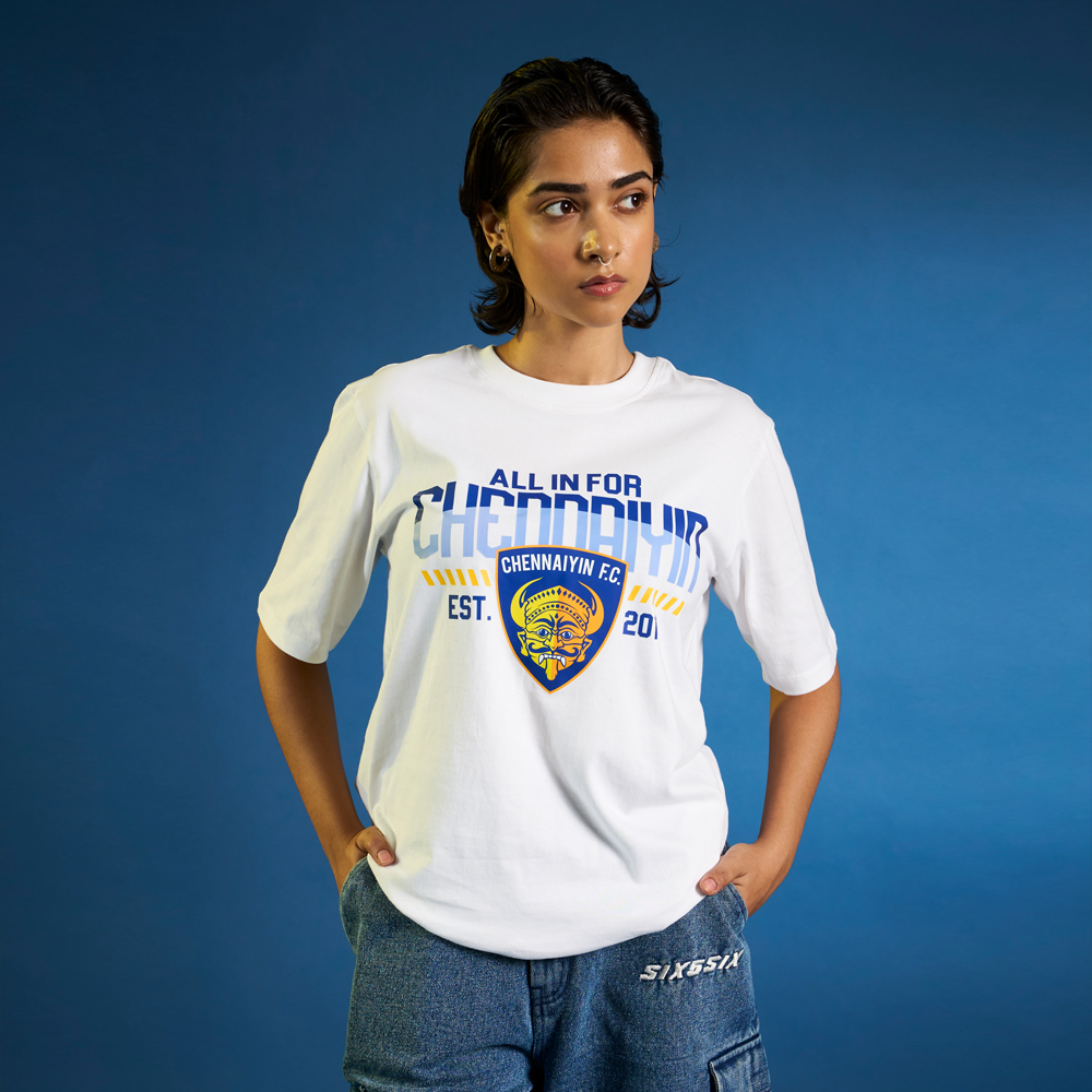 Chennaiyin FC Casual T-Shirt  2024-25-White