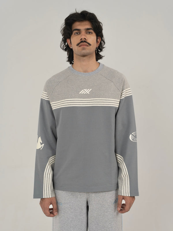 GLACIER TEE IN SLATE GREY