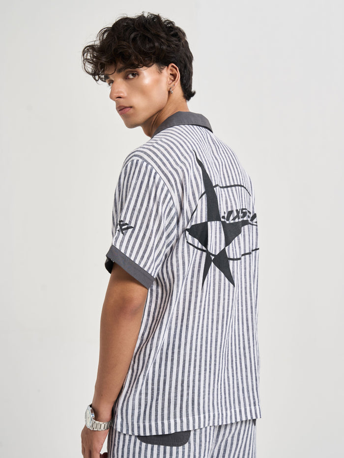 Trackstar Linen Coords Shirt