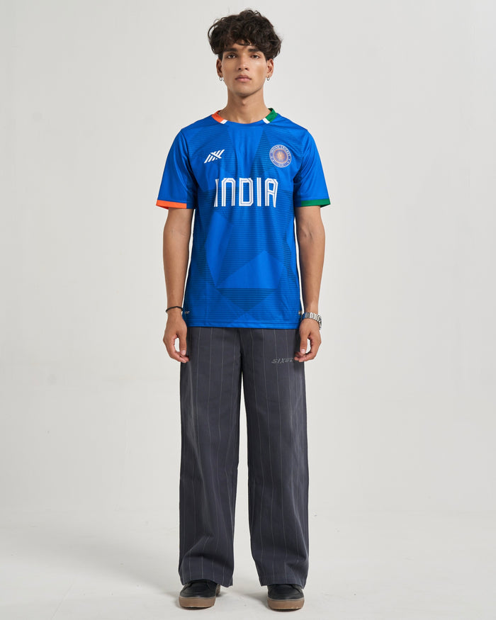 Champions Wear Blue India Fan Jersey