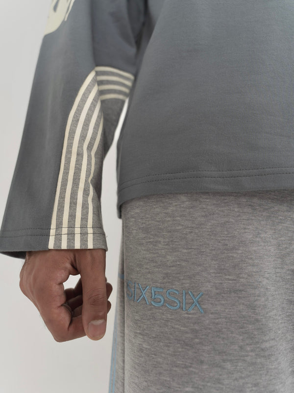 GLACIER TEE IN SLATE GREY