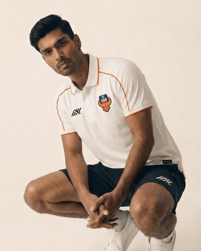 FC GOA Travel Polo White 2026