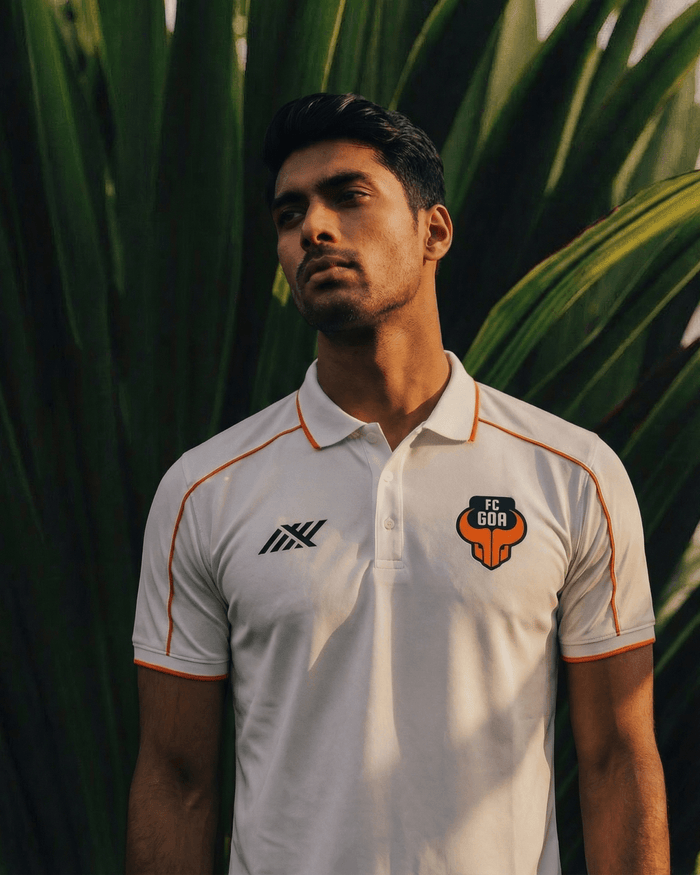 FC GOA Travel Polo White 2026