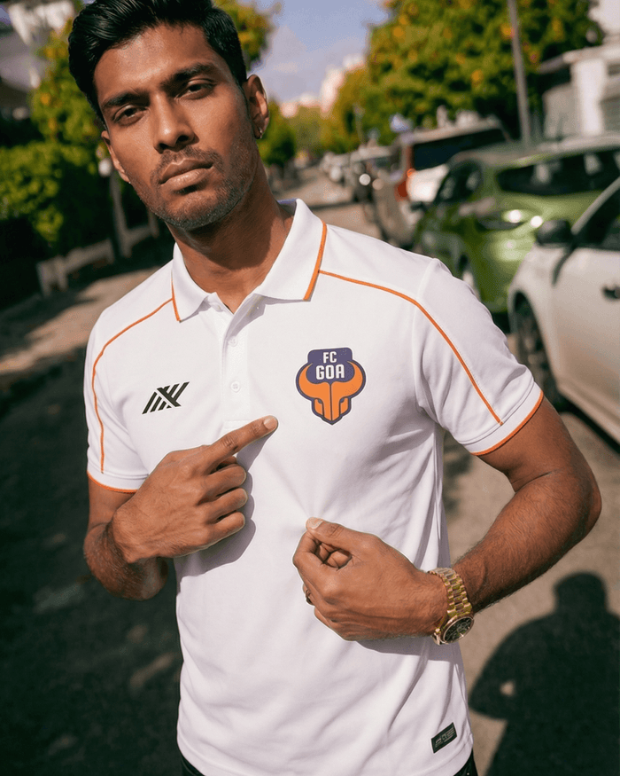 FC GOA Travel Polo White 2026
