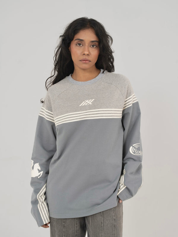 GLACIER TEE IN SLATE GREY