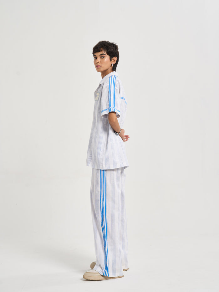 Amalfi Pinstripe Coord Shirt