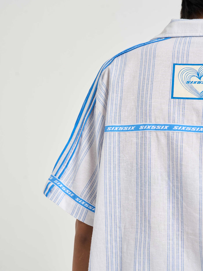 Amalfi Pinstripe Coord Shirt