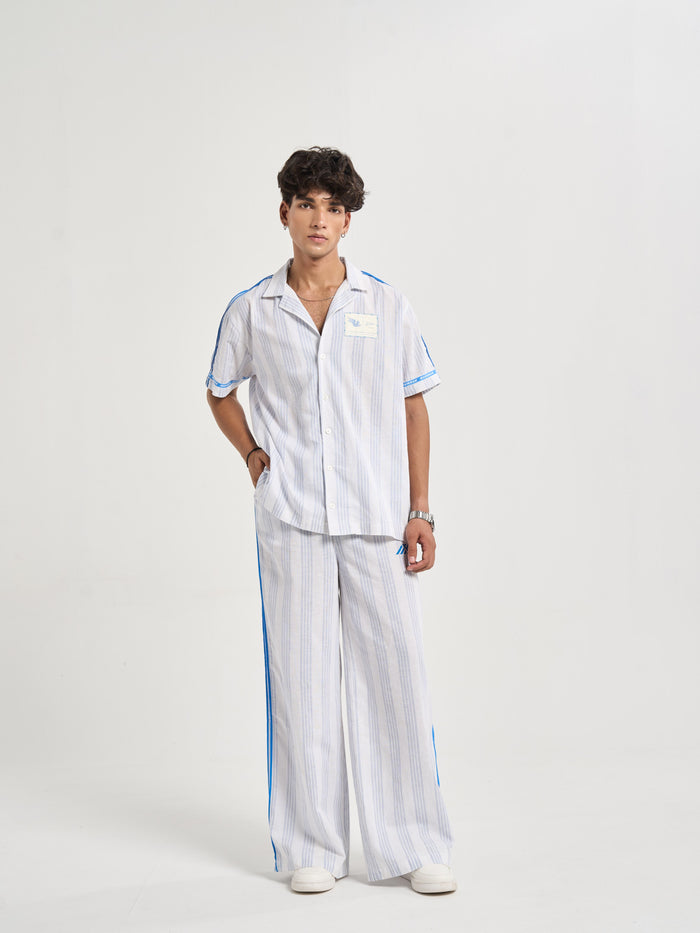 Amalfi Pinstripe Coord Shirt