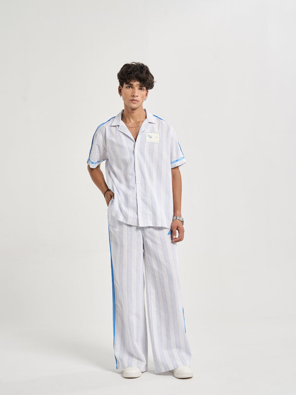 Amalfi Pinstripe Coord Shirt