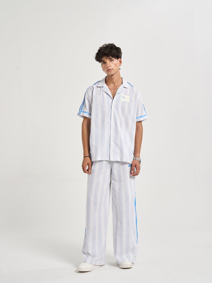Amalfi Pinstripe Coord Shirt