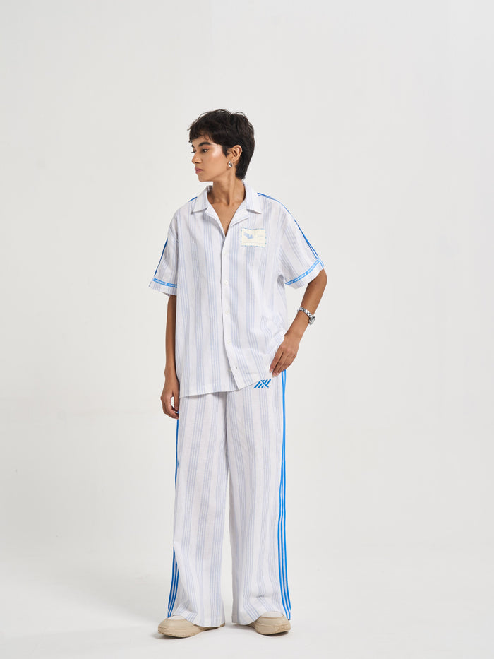 Amalfi Pinstripe Coord Shirt