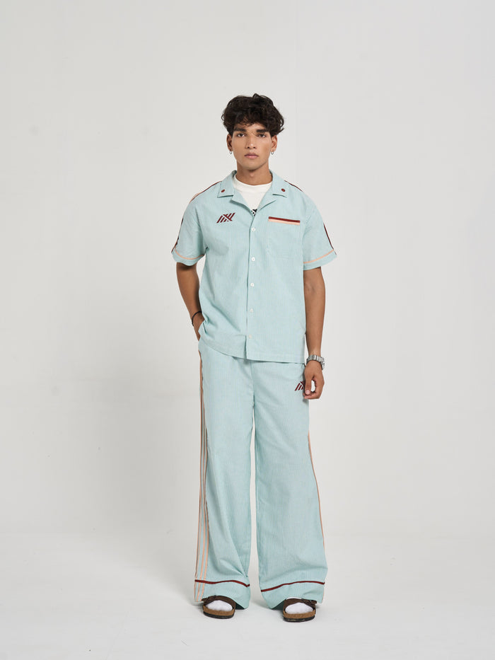 Heartline Striped Coord Shirt