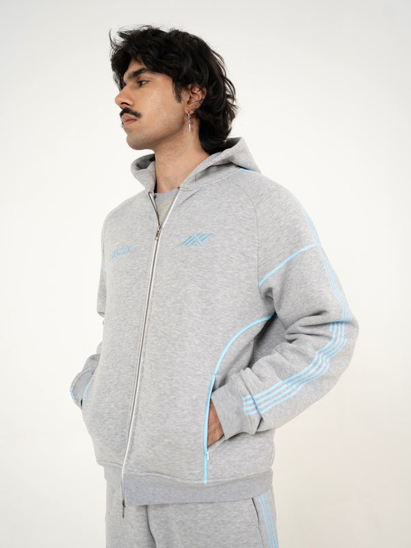 TOUCHSTONE TRACK JACKET IN MELANGE