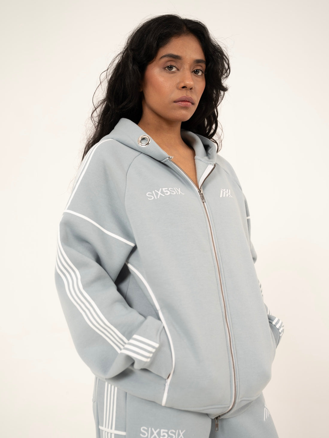 TOUCHSTONE TRACK JACKET IN BLUE