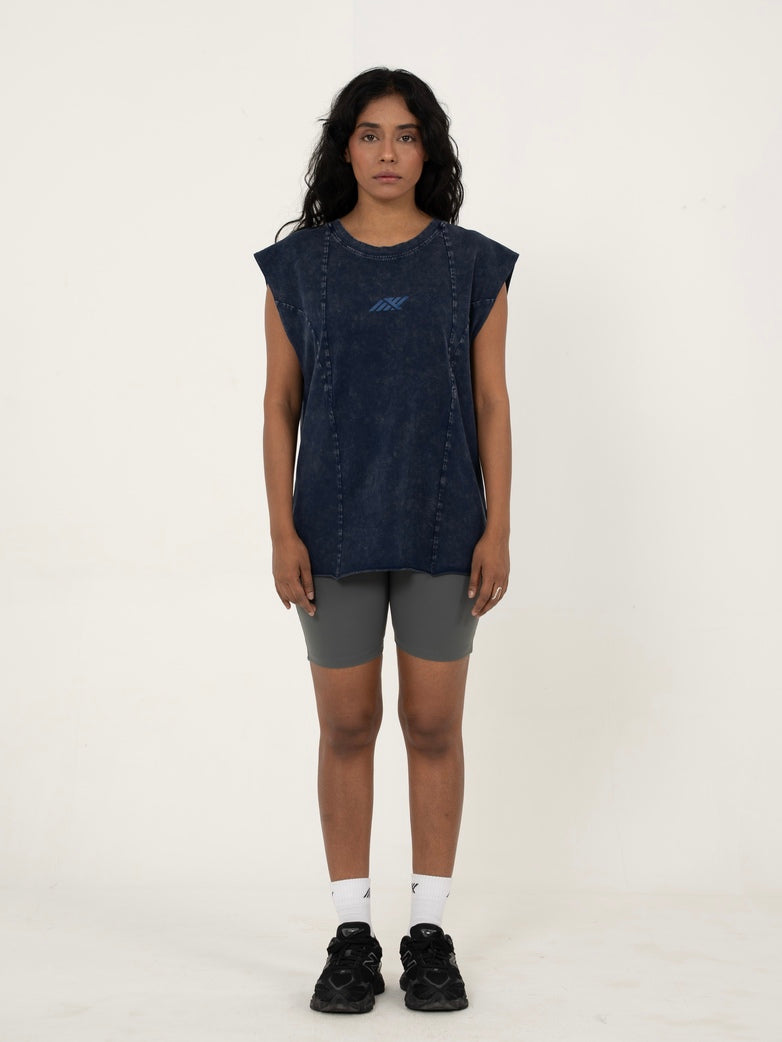 AFTERBURN MUSCLE TEE IN LAPIZ