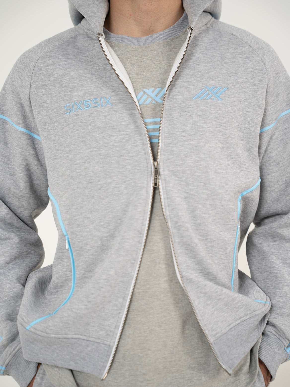 TOUCHSTONE TRACK JACKET IN MELANGE