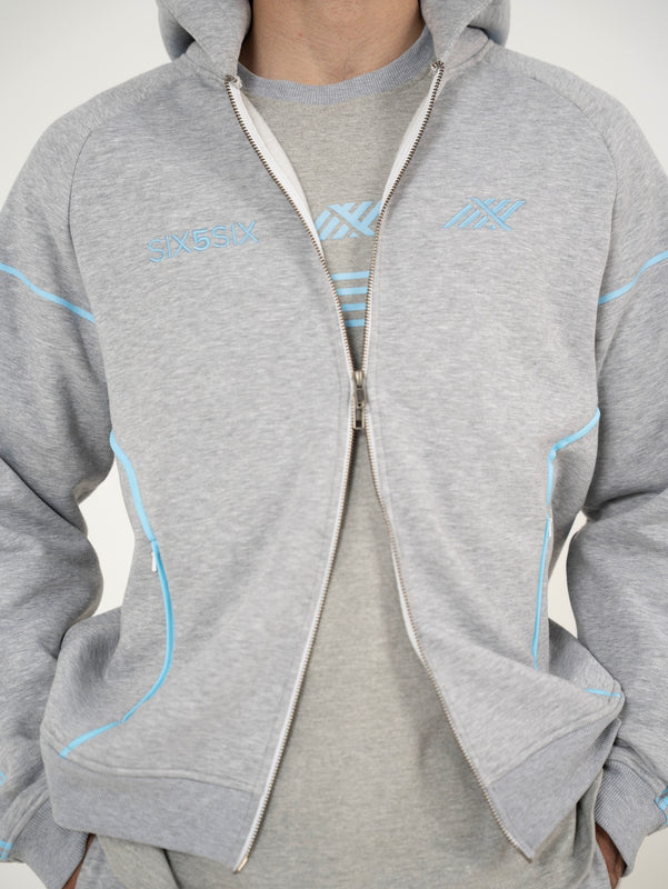 TOUCHSTONE TRACK JACKET IN MELANGE