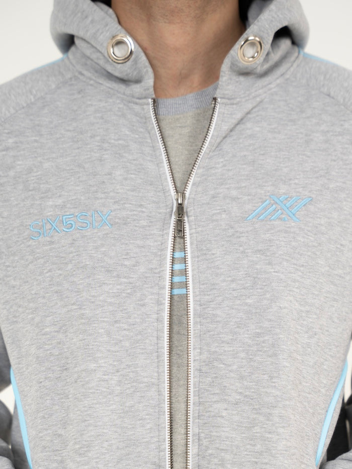 TOUCHSTONE TRACK JACKET IN MELANGE