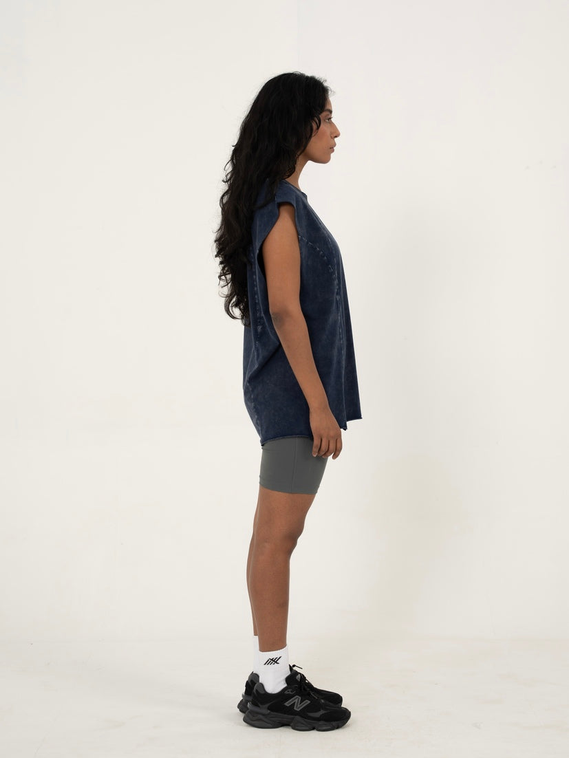 AFTERBURN MUSCLE TEE IN LAPIZ