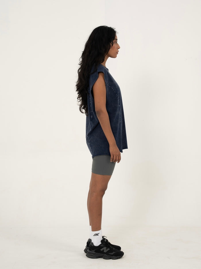 AFTERBURN MUSCLE TEE IN LAPIZ