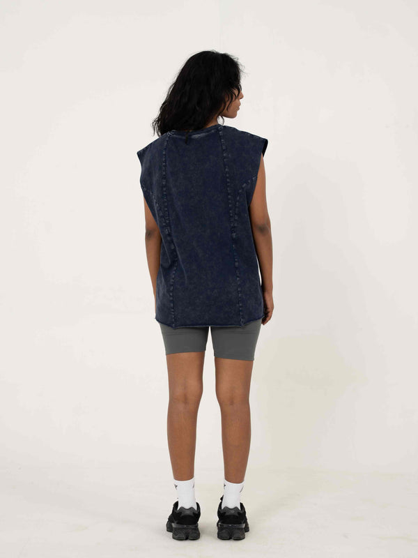 AFTERBURN MUSCLE TEE IN LAPIZ