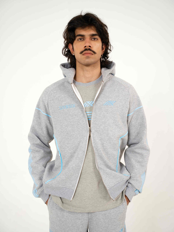 TOUCHSTONE TRACK JACKET IN MELANGE