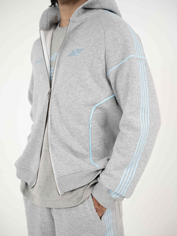 TOUCHSTONE TRACK JACKET IN MELANGE