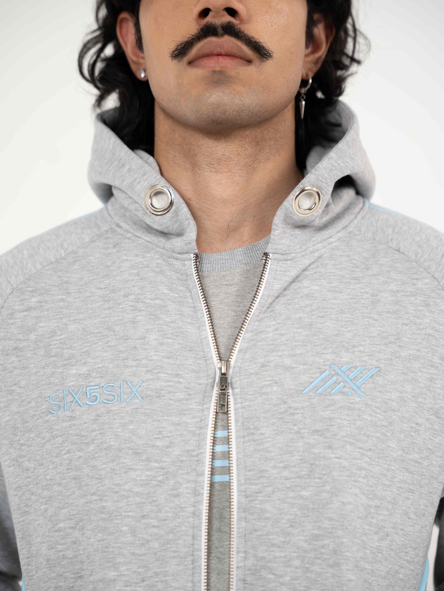 TOUCHSTONE TRACK JACKET IN MELANGE