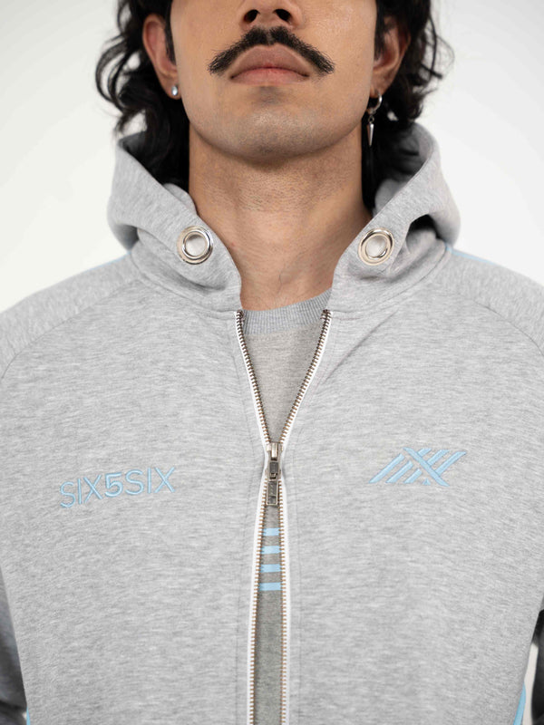 TOUCHSTONE TRACK JACKET IN MELANGE