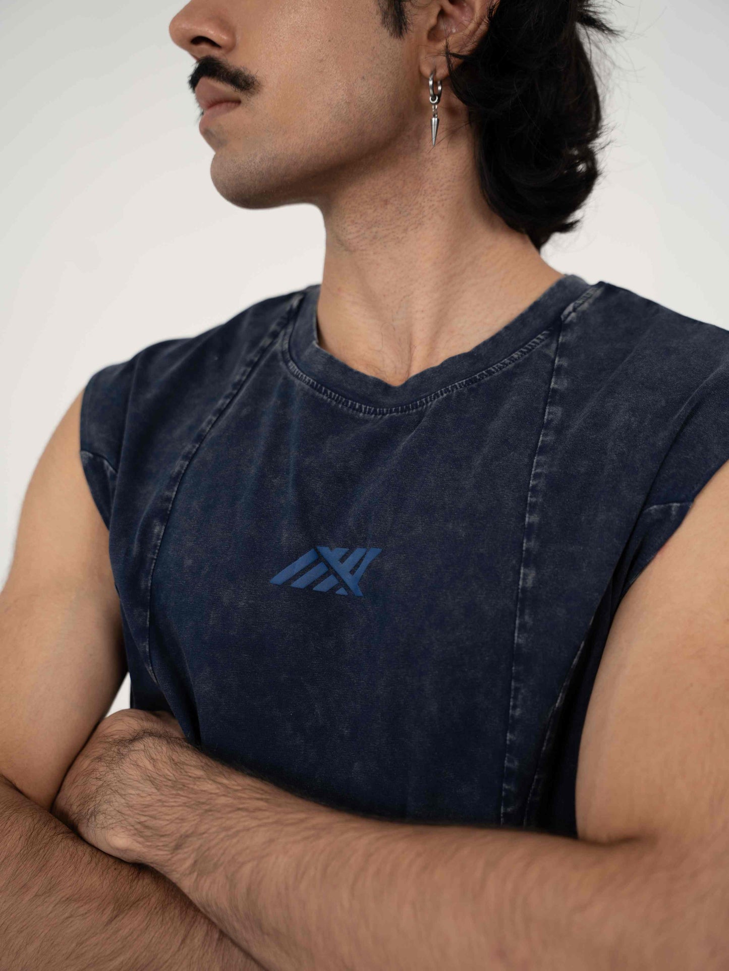 AFTERBURN MUSCLE TEE IN LAPIZ