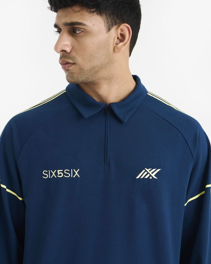 BASELINE TEE IN BLUE