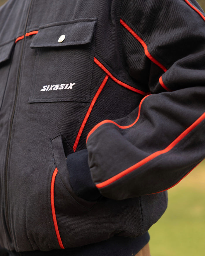 GRIDLINE BOMBER VARSITY - UNISEX