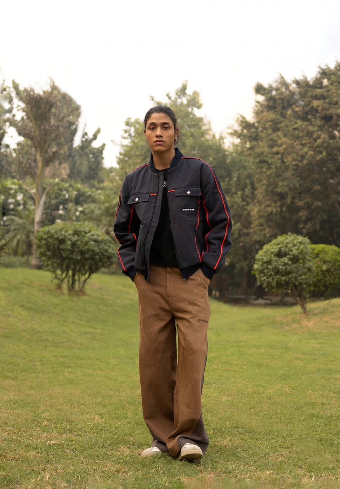 GRIDLINE BOMBER VARSITY - UNISEX