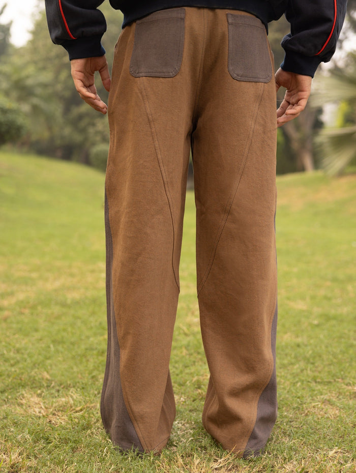 SEGMENTED PANTS IN SAND - UNISEX