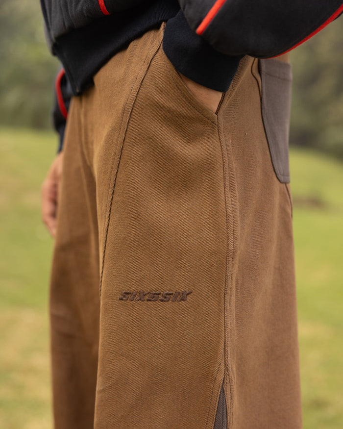 SEGMENTED PANTS IN SAND - UNISEX