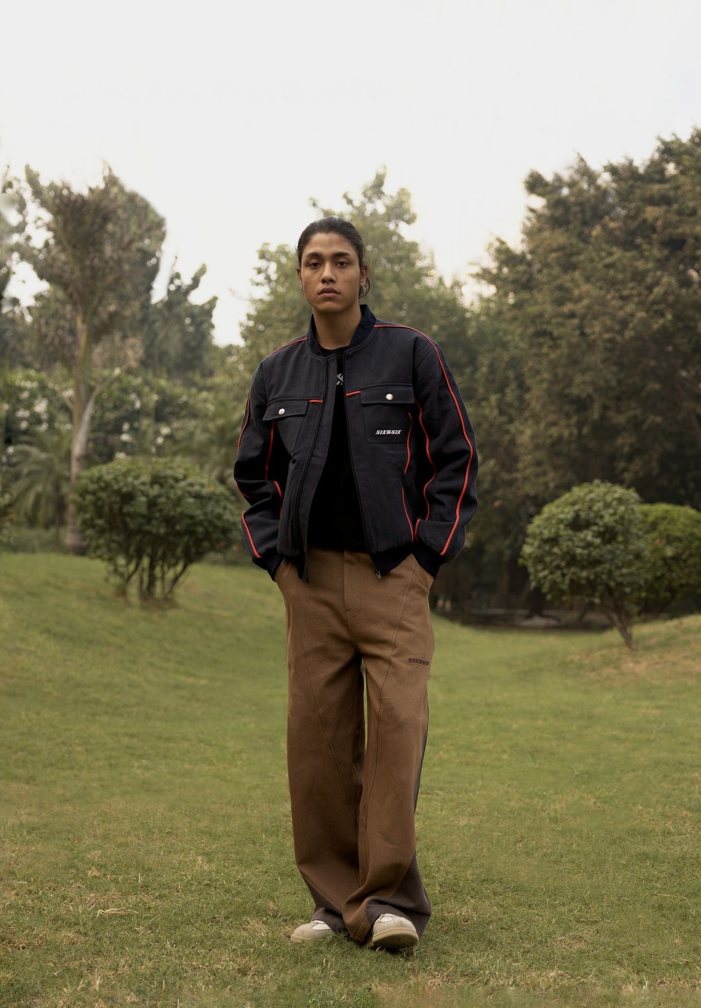 SEGMENTED PANTS IN SAND - UNISEX