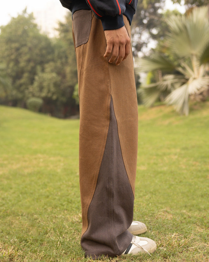 SEGMENTED PANTS IN SAND - UNISEX