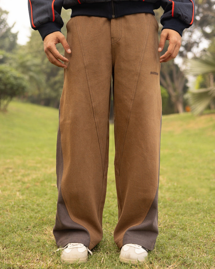 SEGMENTED PANTS IN SAND - UNISEX