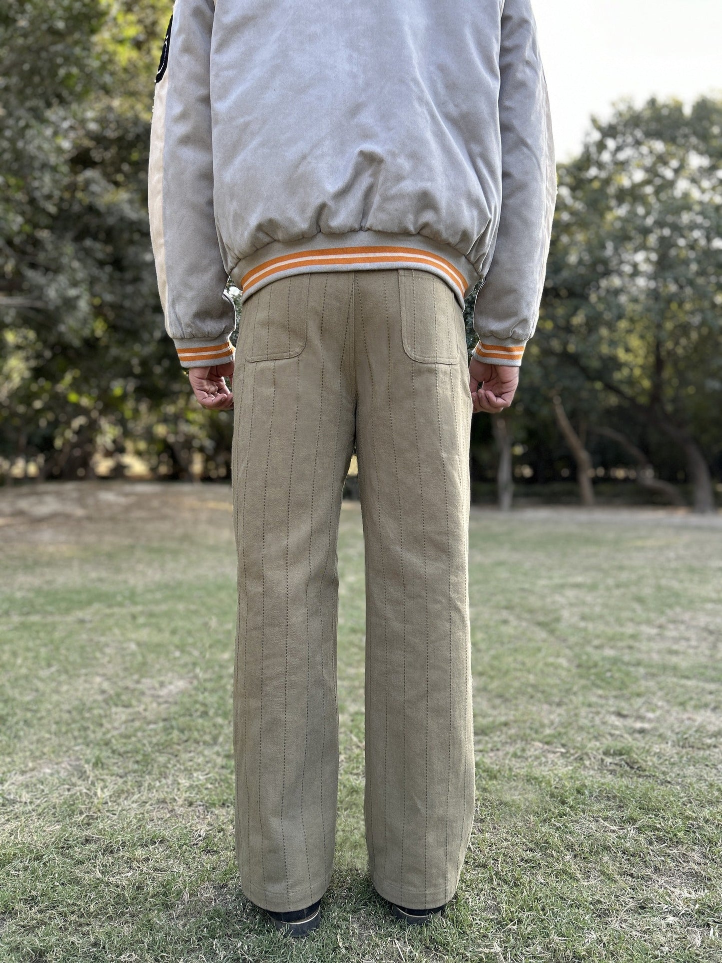 Stitchline Pants - Olive