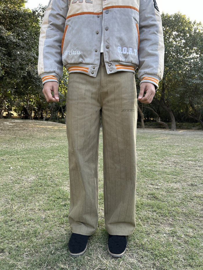 Stitchline Pants - Olive