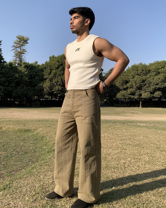 Stitchline Pants - Olive