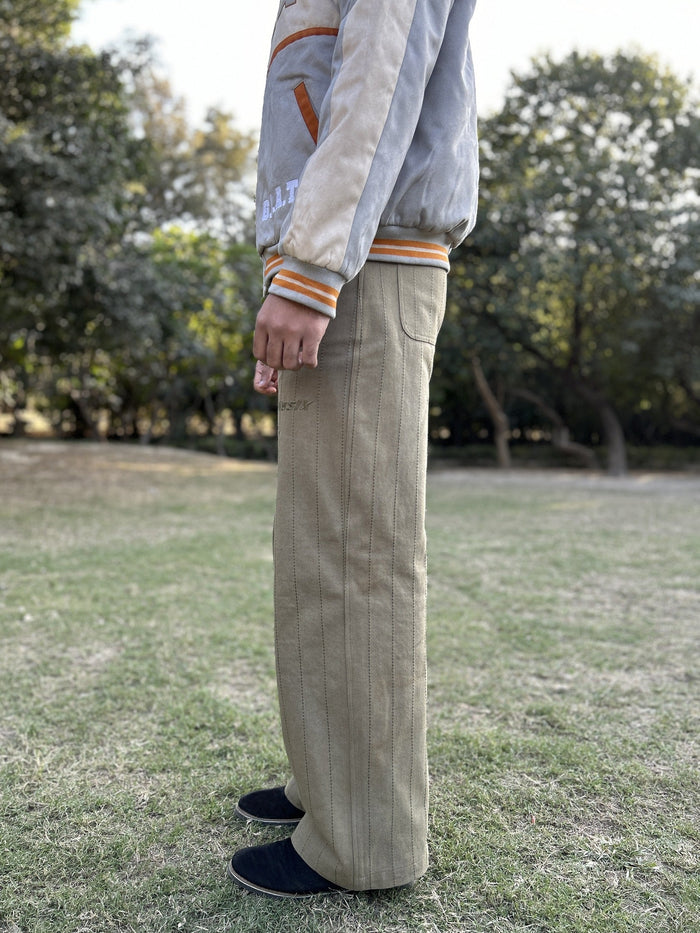 Stitchline Pants - Olive