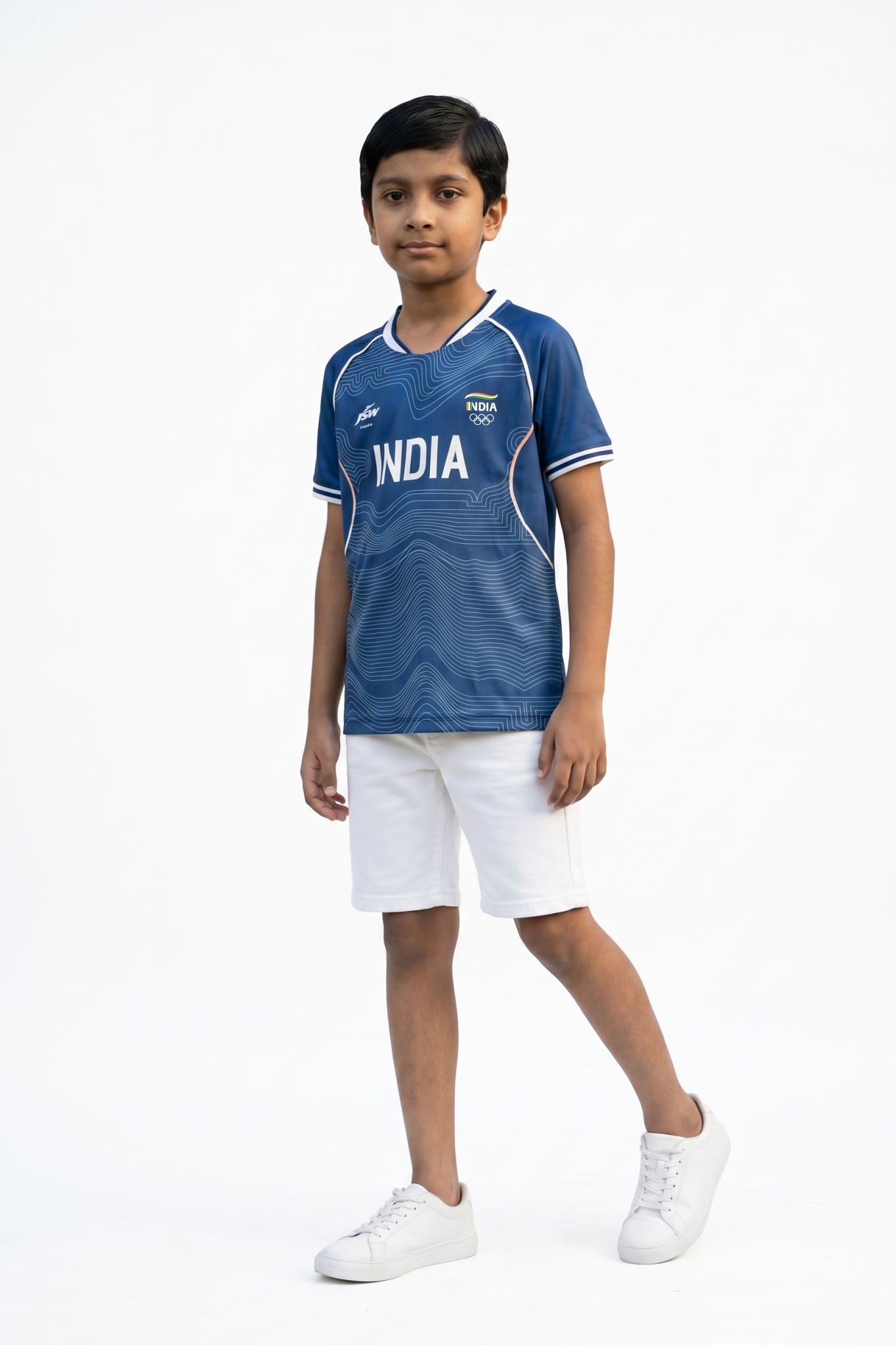 Official Team India 2026 Kids Travel Jersey (Unisex)