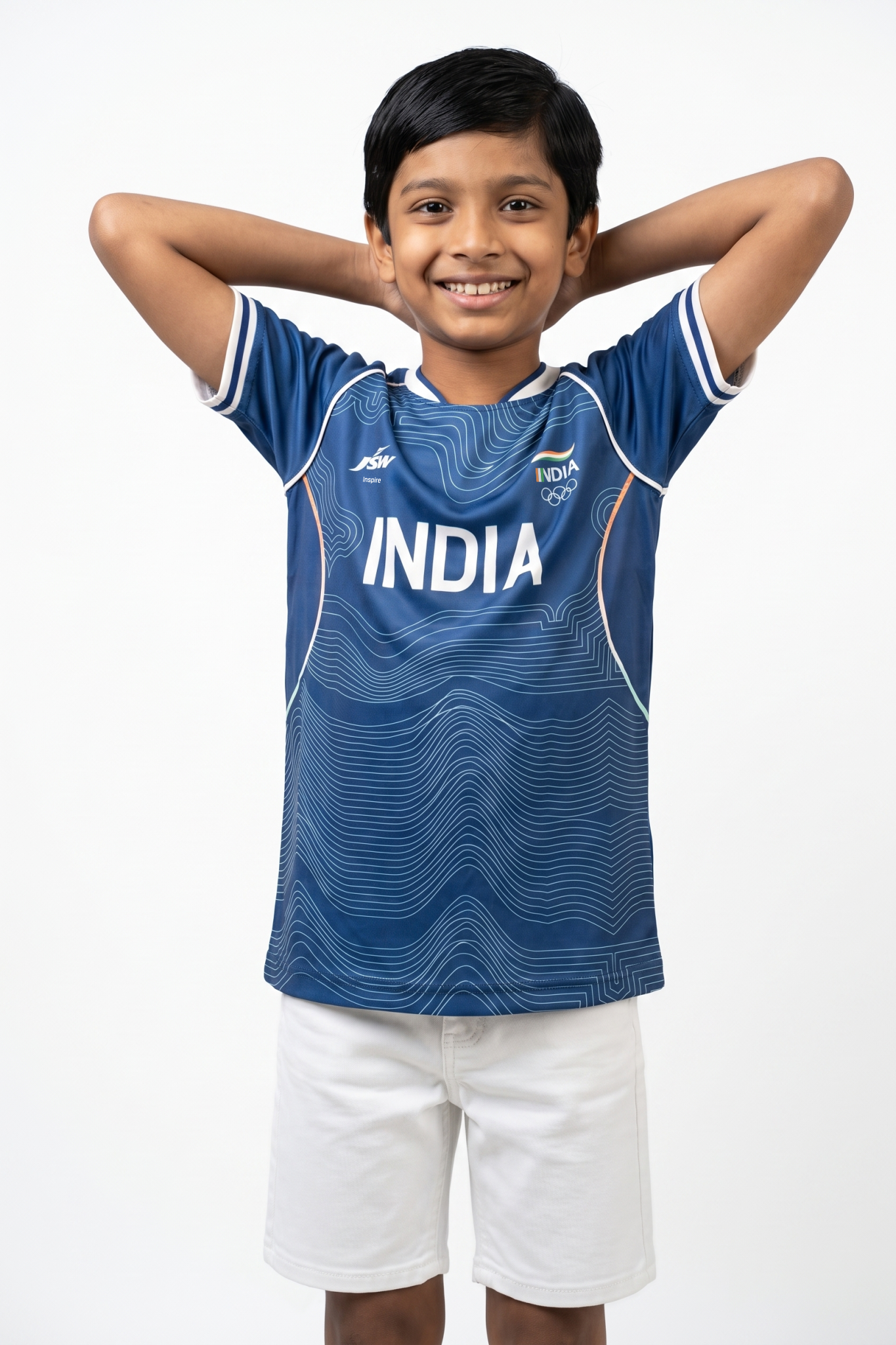 Official Team India 2026 Kids Travel Jersey (Unisex)